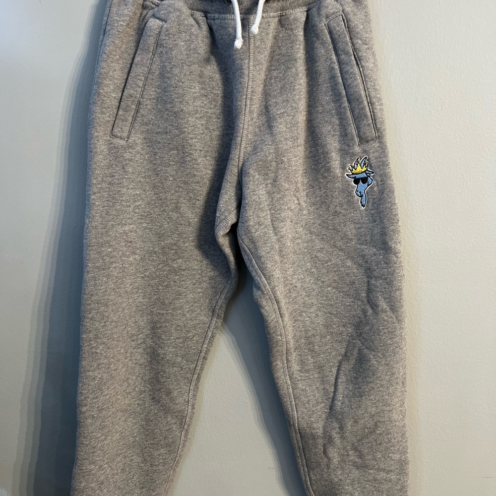 Kids' Cozy Gray Jogger Pants
